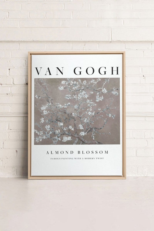 ALMOND BLOSSOM, printed canvas