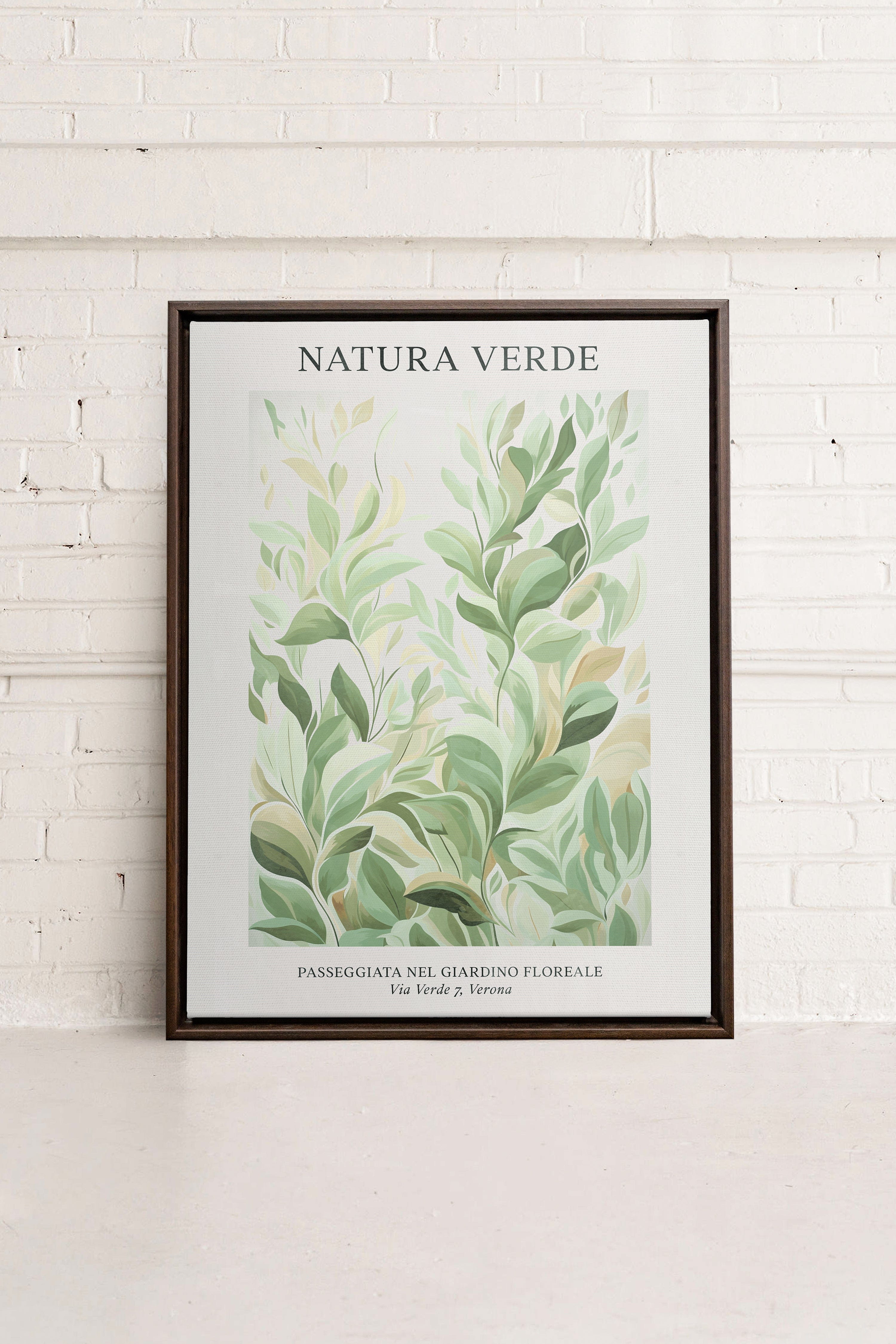 PLANTI VERDI, Oeuvre sur toile étiré