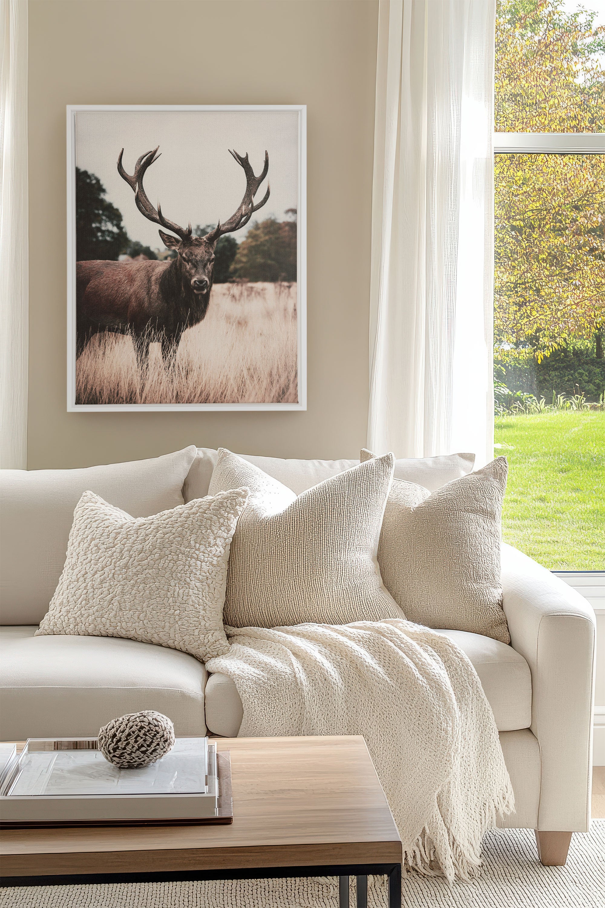 MAJESTÉ DES BOIS, Oeuvre sur toile étiré