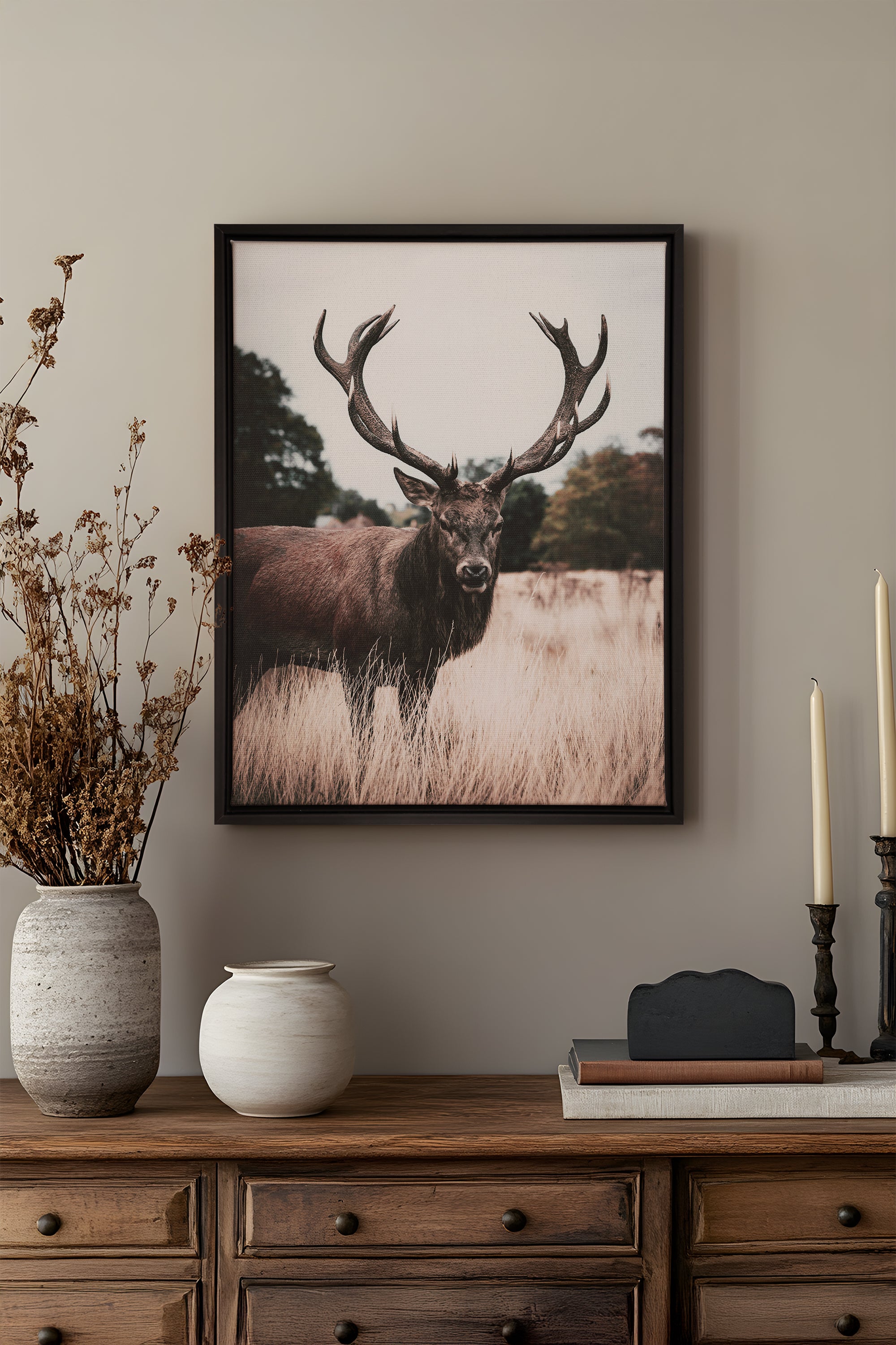 MAJESTÉ DES BOIS, Oeuvre sur toile étiré