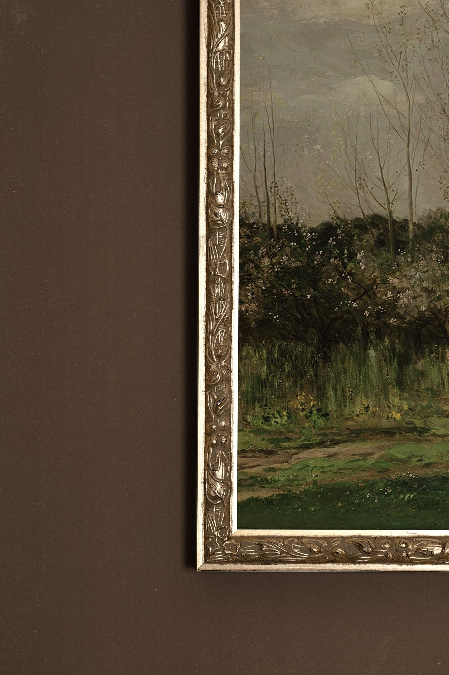 LES AMANTS DU VENT, VINTAGE SILVER FRAME