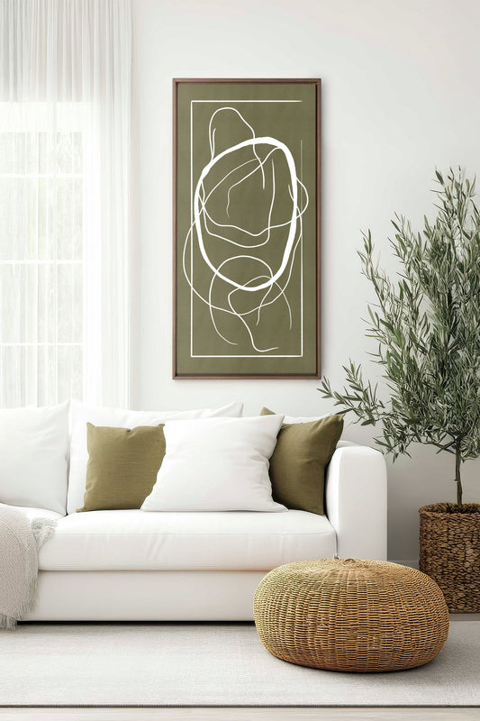 FLOWING HARMONY, Oeuvre sur toile étirée