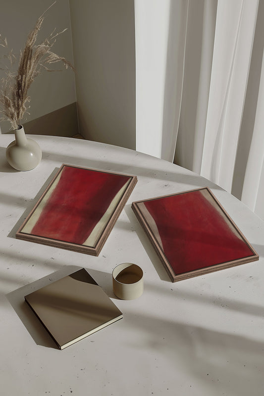 TWIN FLAMES (2 Oeuvres sur toile étirée)