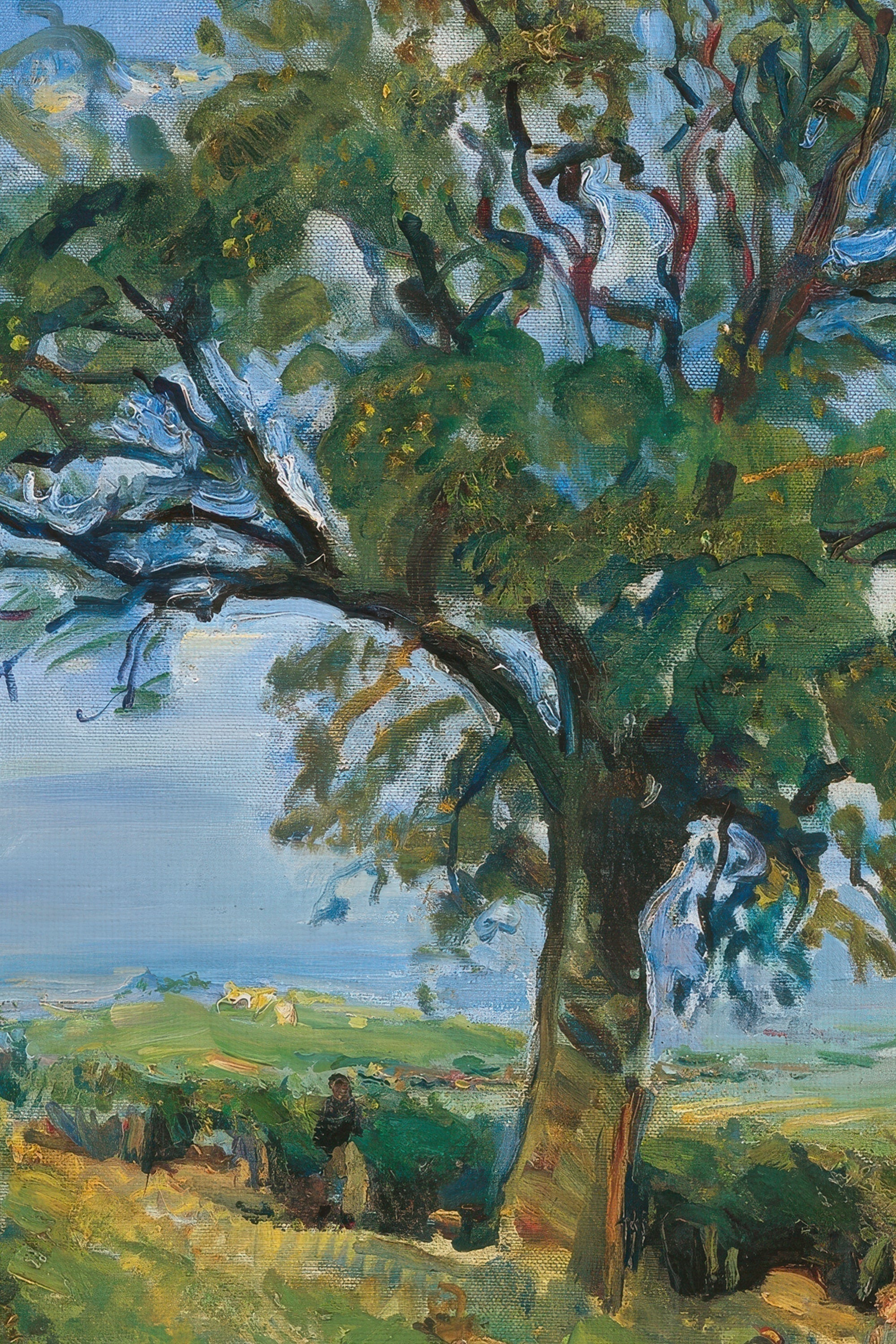 ESCAPADE JOYEUSE, Oeuvre sur toile rigide, encadré Vintage Or