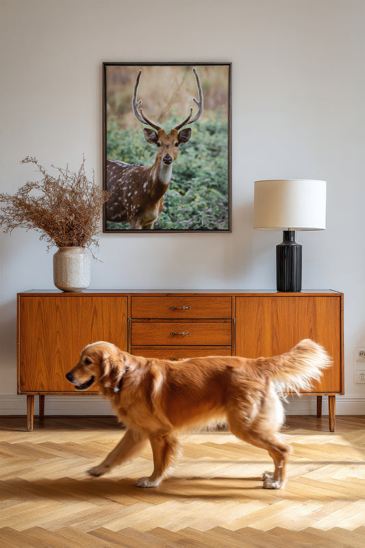 LUEUR DES BOIS, Oeuvre sur toile étiré