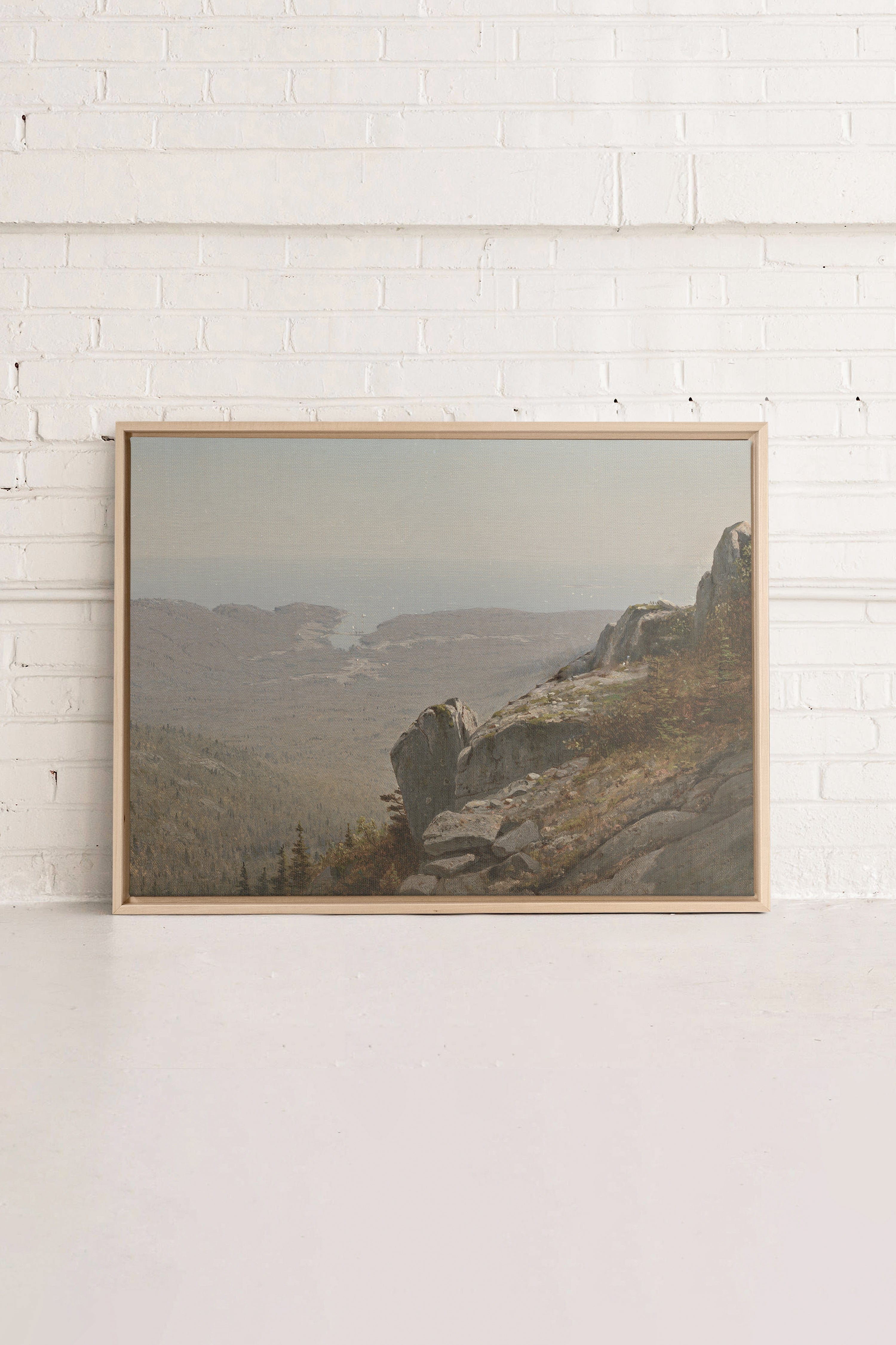 ROCKY CLIFF, Work on stretched canvas