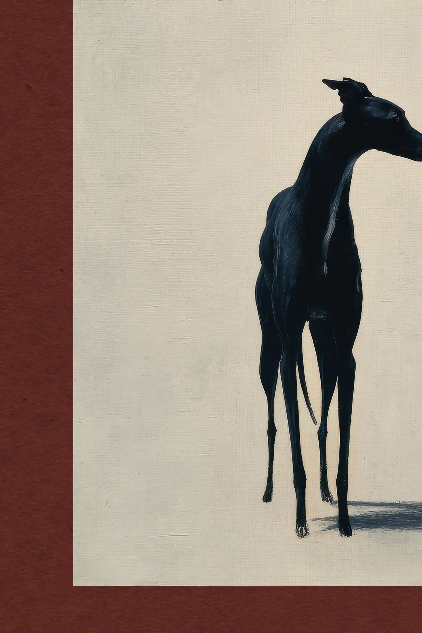 QUIET WITNESS, Oeuvre sur toile rigide, encadré Vintage Blanc