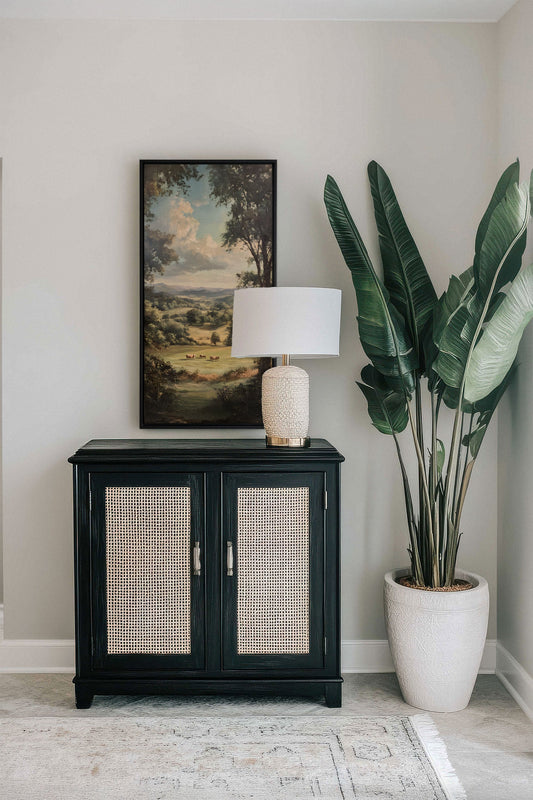 REPOS CHAMPÊTRE, Oeuvre sur toile étirée