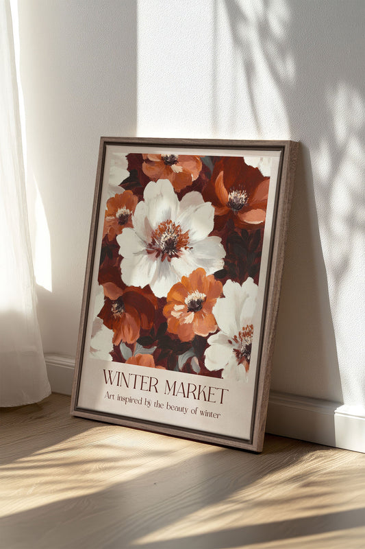 MARCHÉ HIVERNAL I, Work on stretched canvas