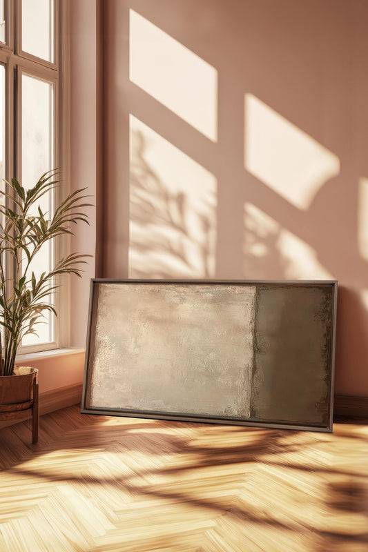 VOILE DE TERRE, Work on stretched canvas