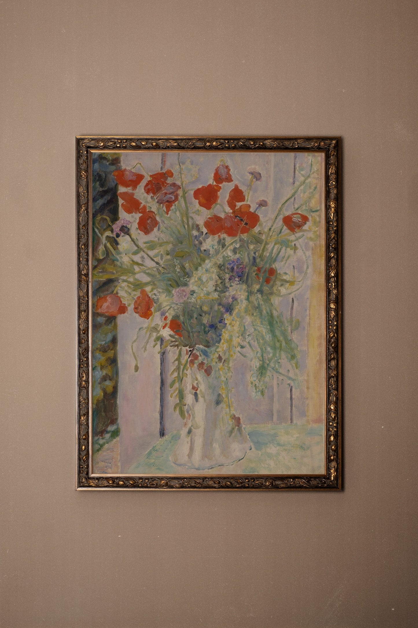 ÉCLATS DE PRINTEMPS, VINTAGE BRONZE FRAME