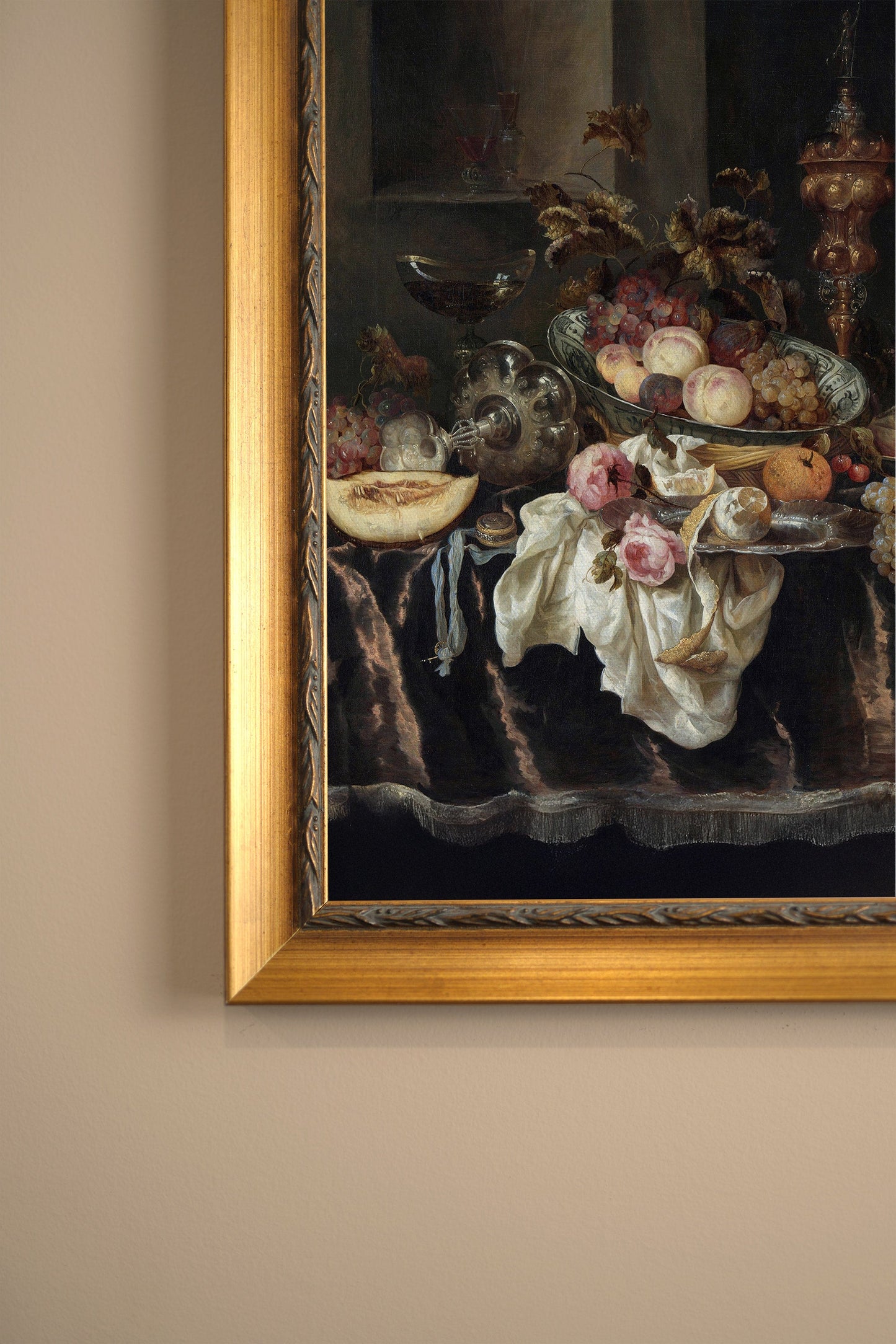 PERIOD FEAST, VINTAGE GOLD FRAME