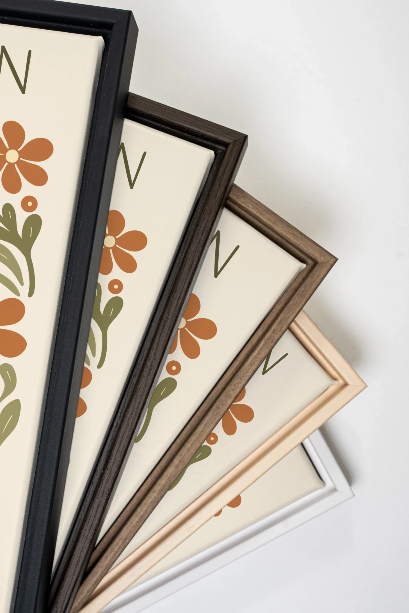 SPRING RABBITS, Oeuvre sur toile étirée, encadré Noir