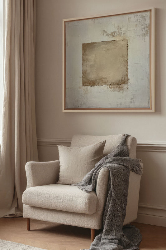 GOLDEN TEXTURE, Oeuvre sur toile étirée