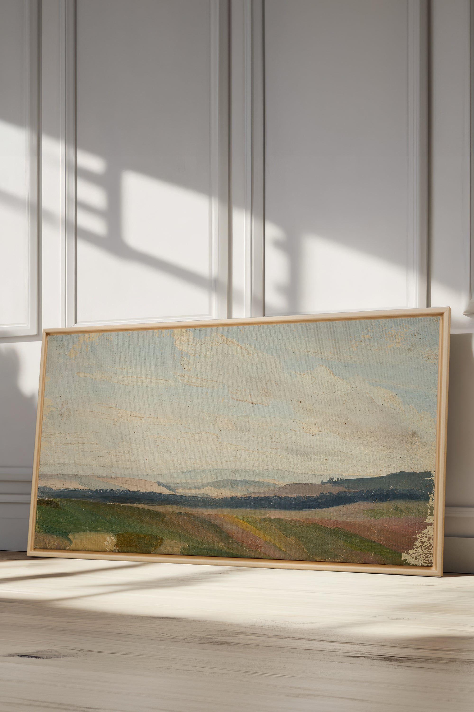 OLEKA CANVAS - DREAMLIGHT, Oeuvre sur toile étirée, encadré Naturel Clair