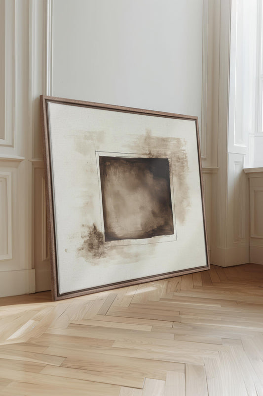 WINDOW TO THE PAST, Work on stretched canvas