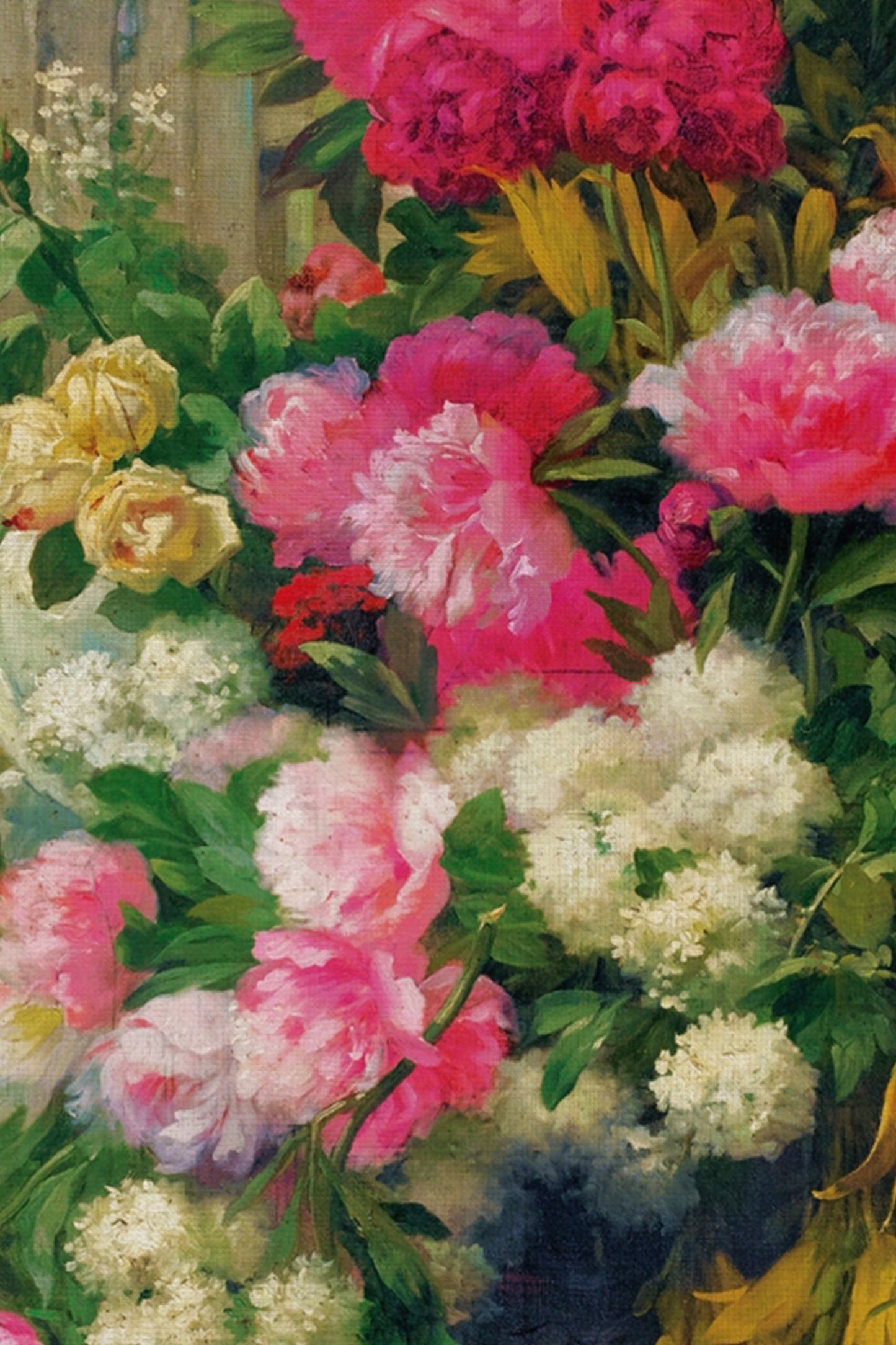 SUMMER GARDEN, VINTAGE GOLD FRAME