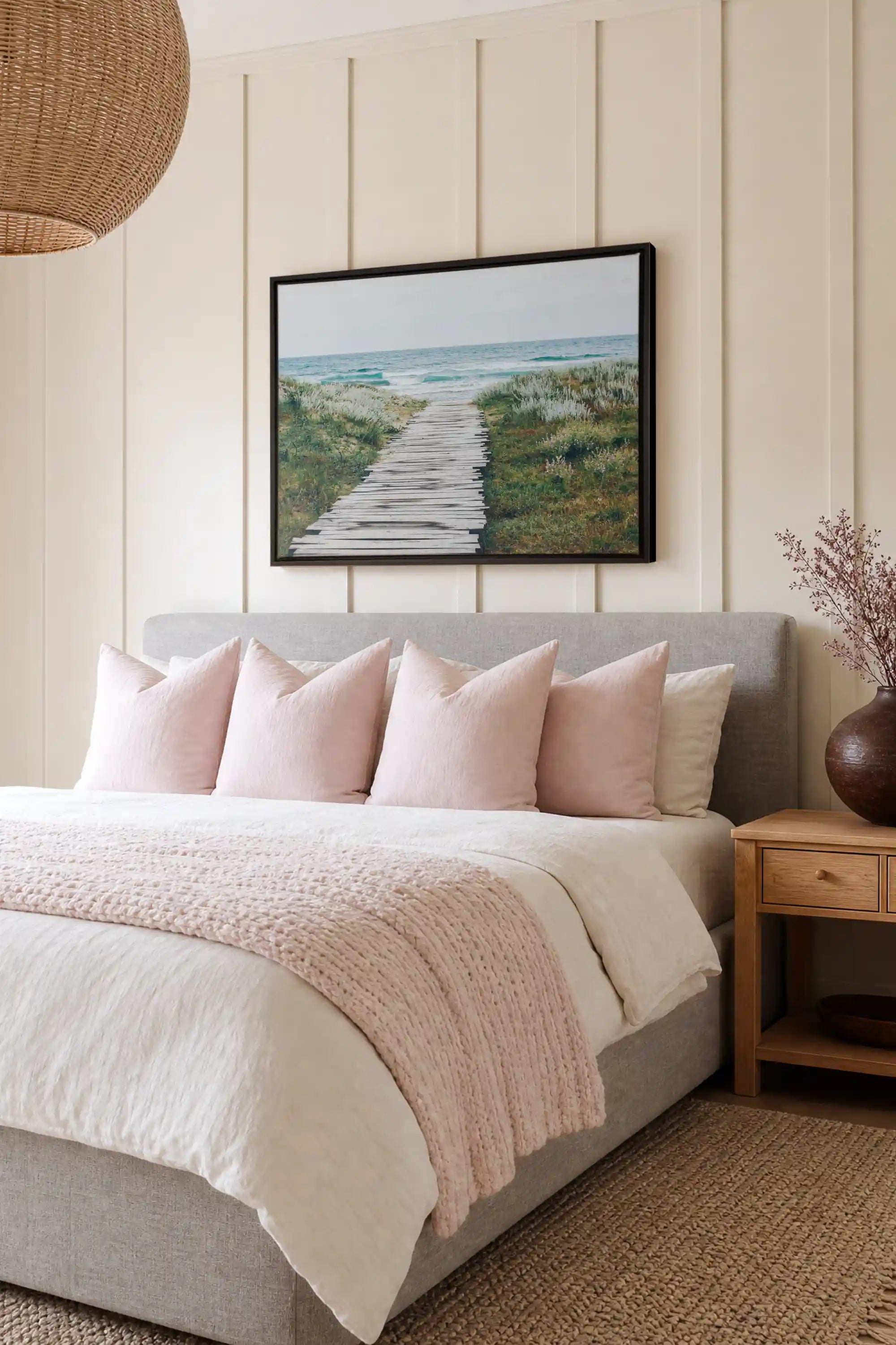 SALT AIR, Oeuvre sur toile étirée, encadré Noir