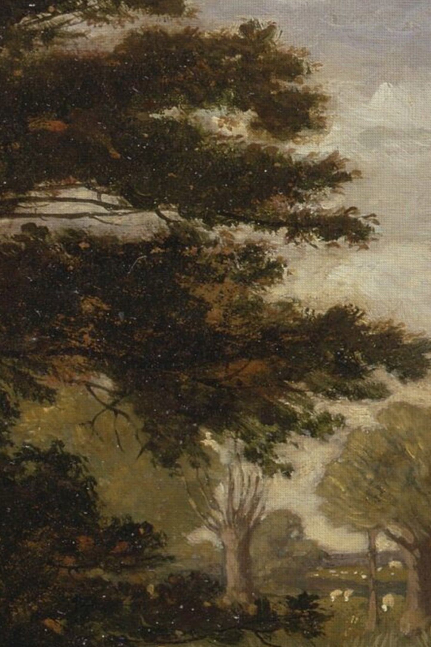 UNDER THE ANCIENT TREE, VINTAGE BRONZE FRAME