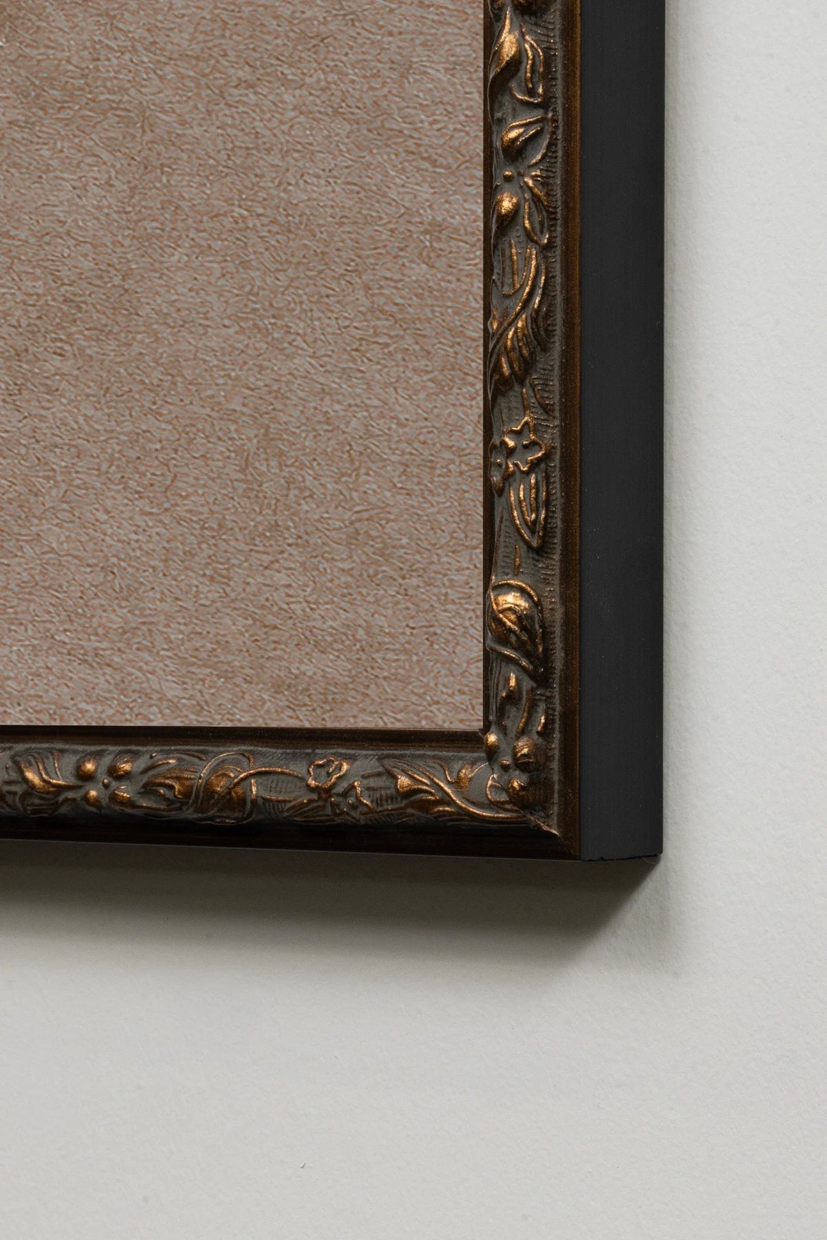 BRANCHE DE LIN II, Stretched canvas artwork, Vintage Bronze frame