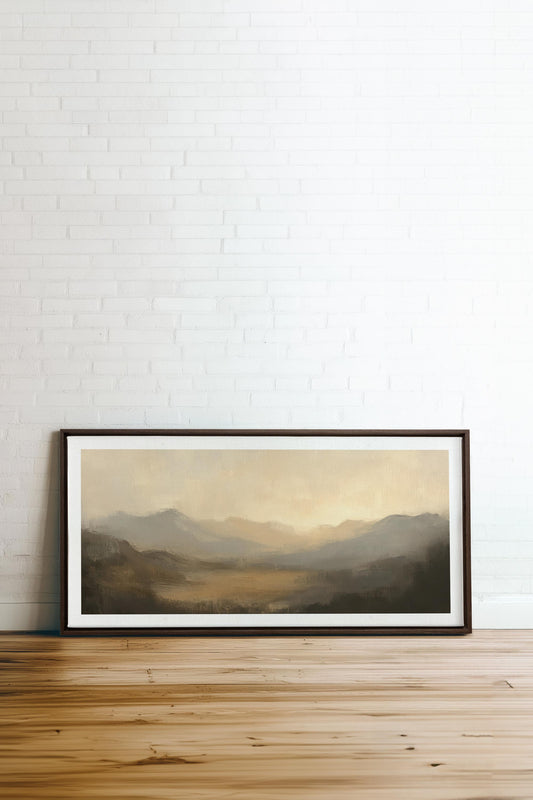 SOFT GLOW, Oeuvre sur toile étirée