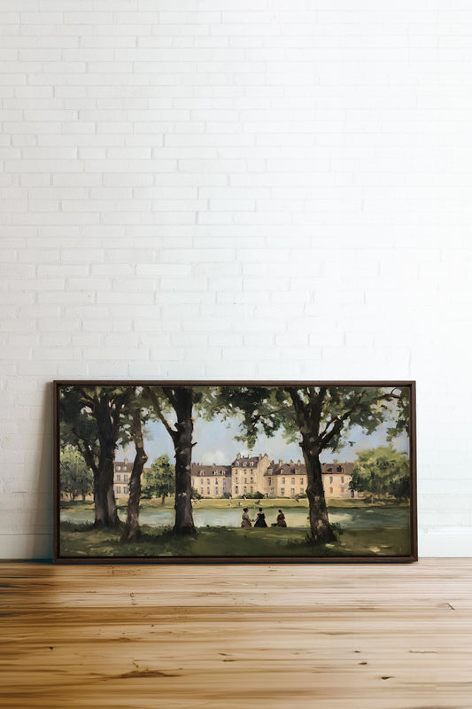 SUMMER AT THE ESTATE, Oeuvre sur toile étirée