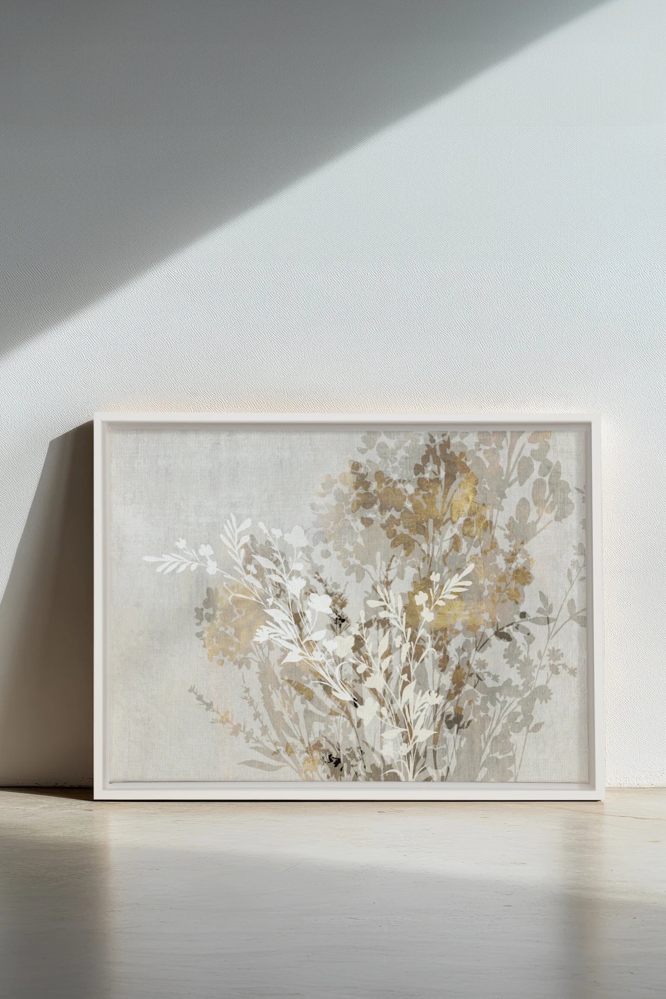 Prairie Dorée, Oeuvre sur toile étirée