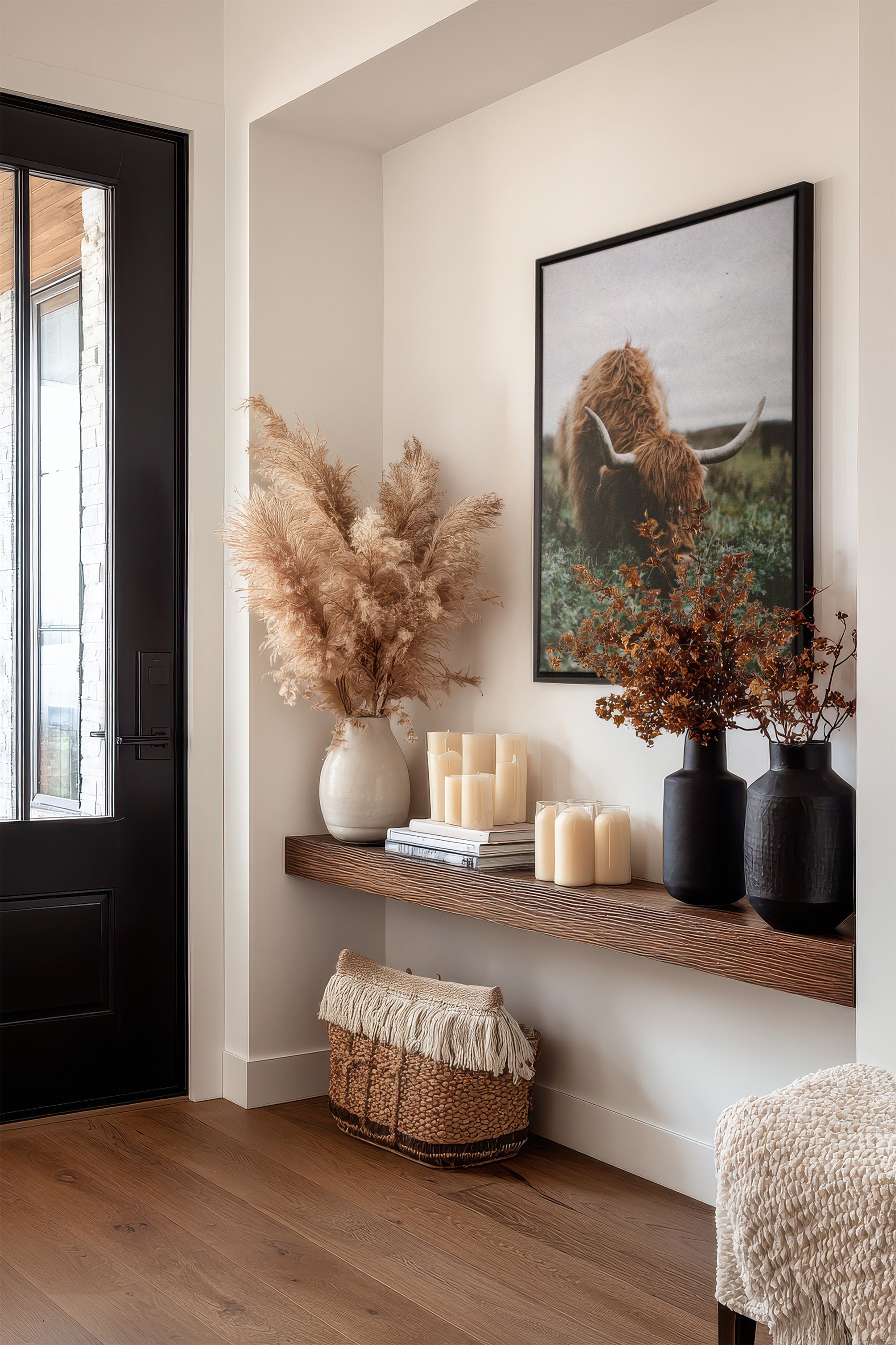 ROOTED SPIRIT, Oeuvre sur toile étirée, encadré Noir