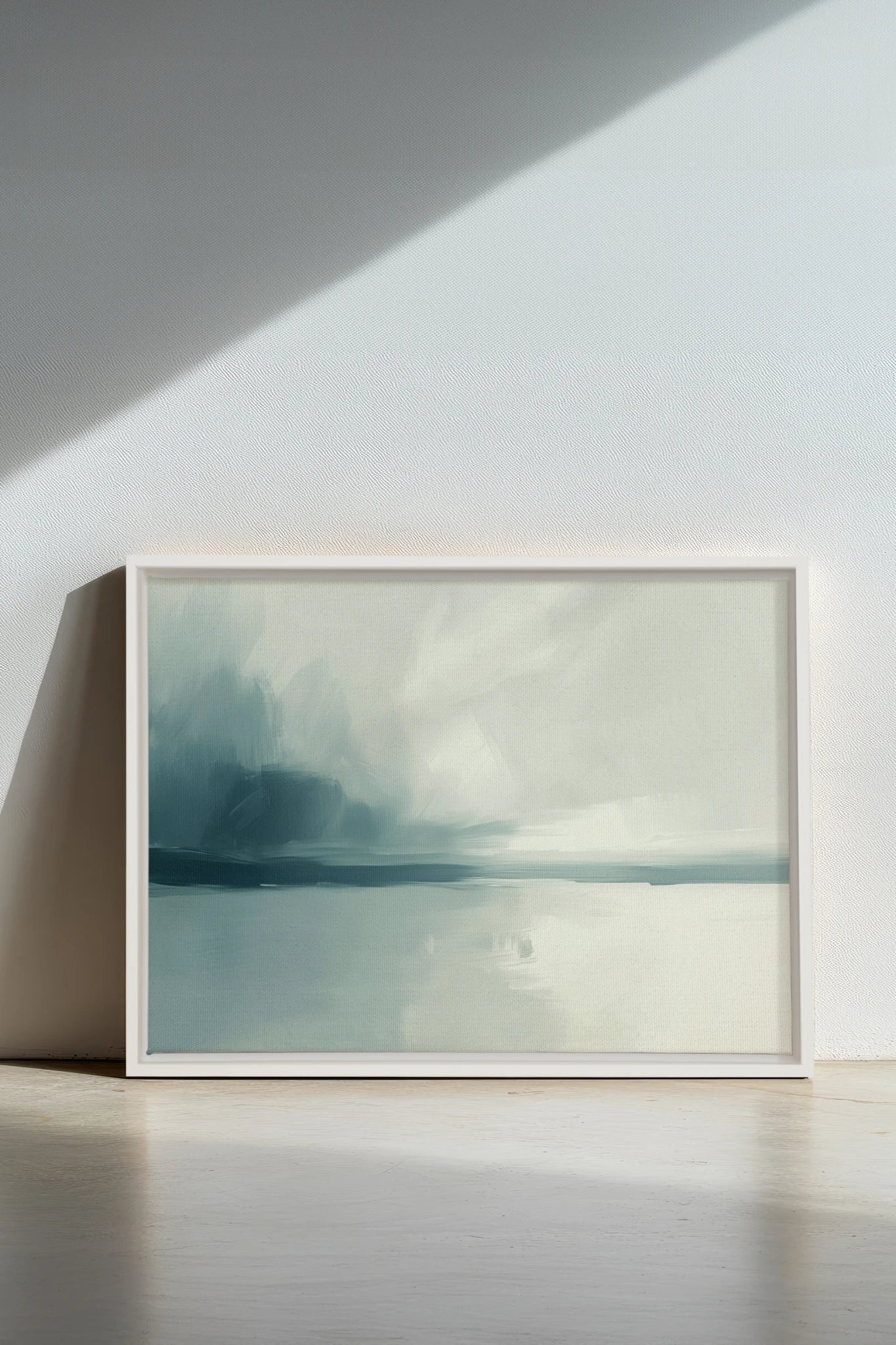 Lueur du Lac, Oeuvre sur toile étirée