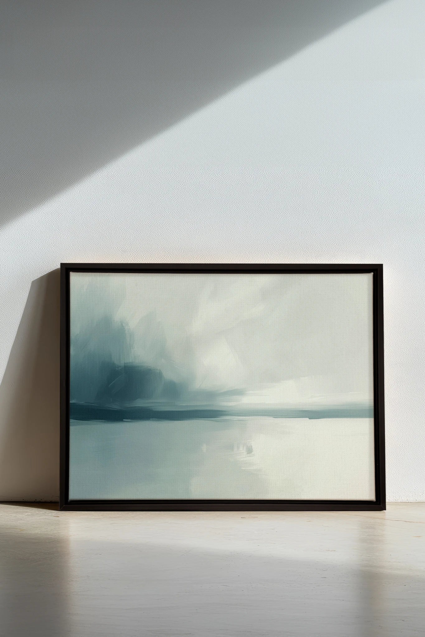 Lueur du Lac, Oeuvre sur toile étirée