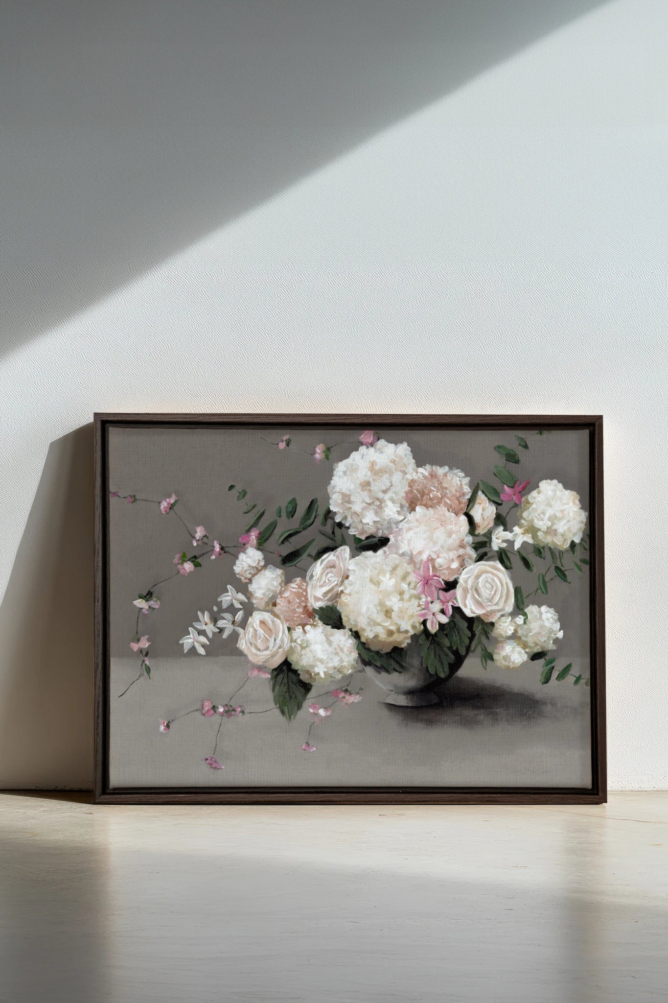 Jardin de Porcelaine, Oeuvre sur toile étirée
