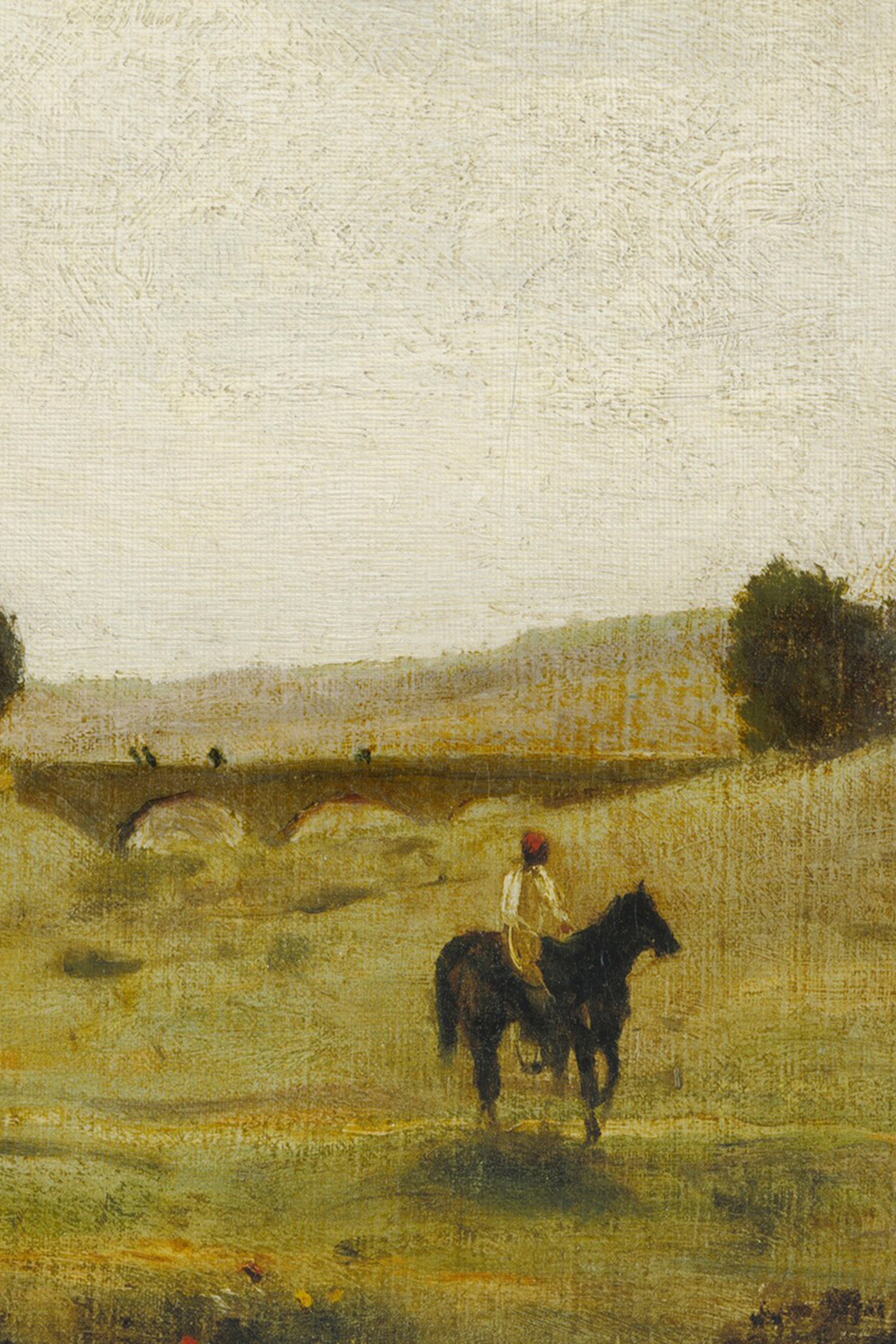 ÉVEIL DES CHAMPS, Oeuvre sur toile rigide, encadré Vintage Bronze