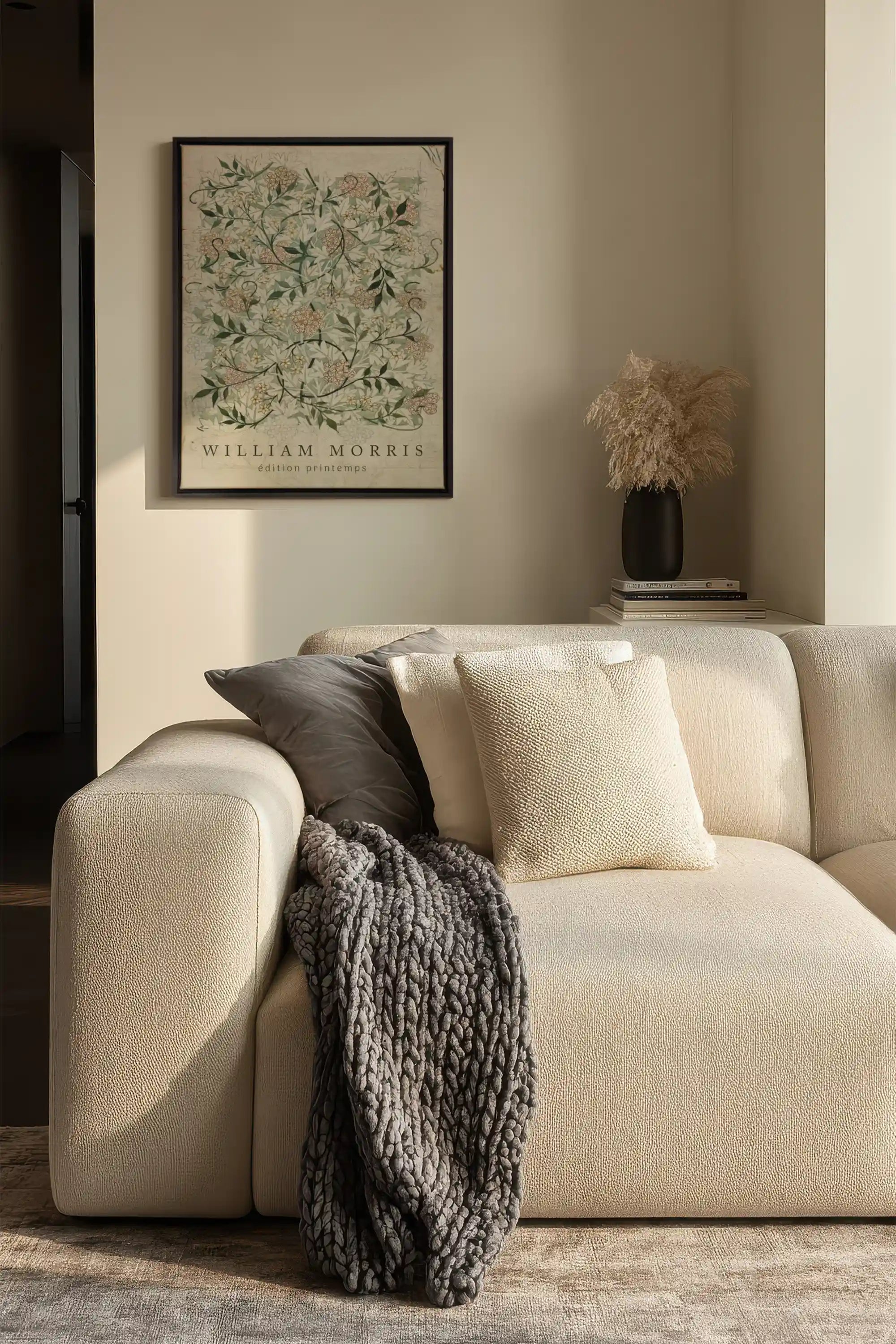MORRIS GARDEN, Oeuvre sur toile étirée, encadré Noir