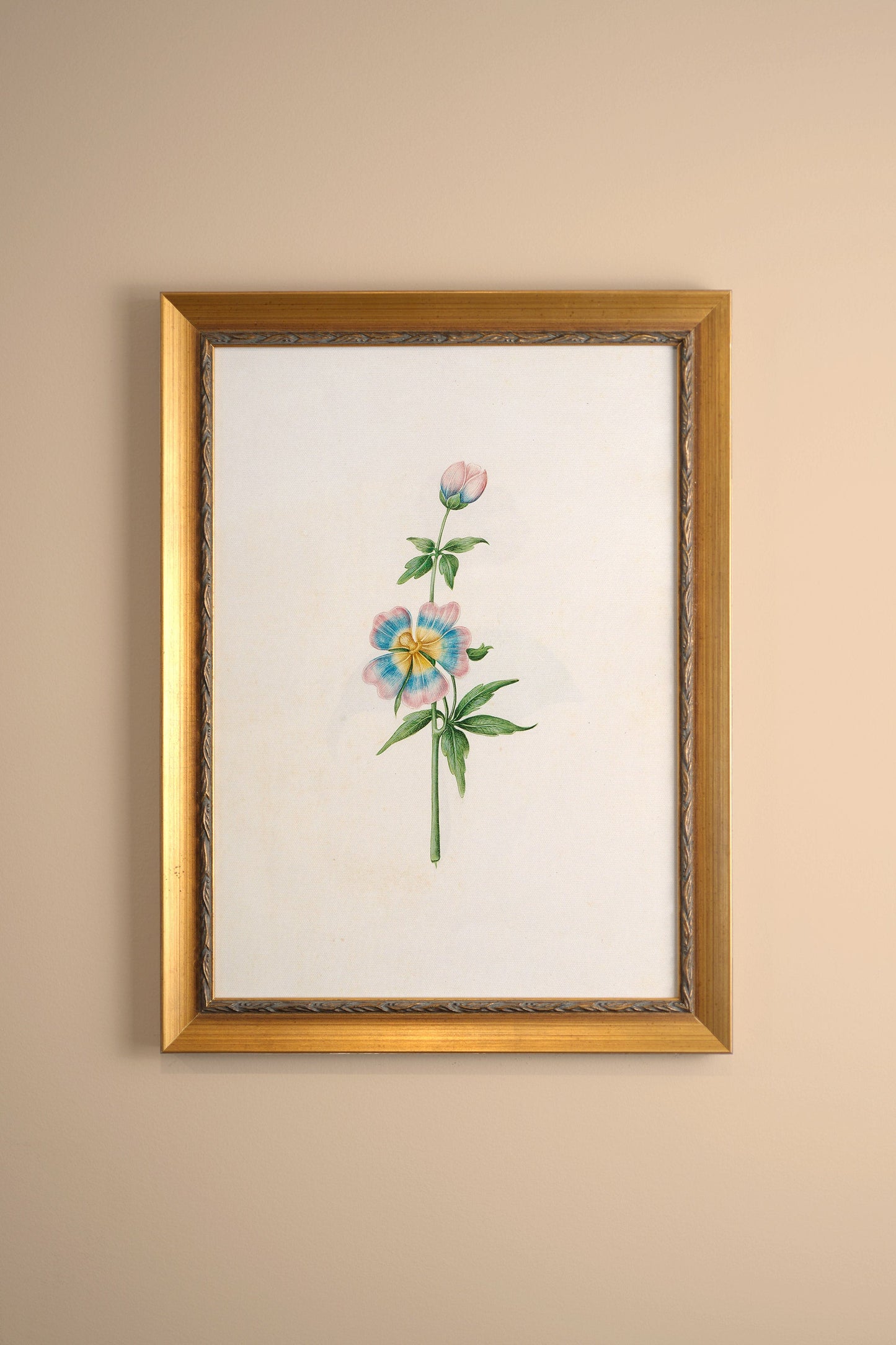 PASTEL BREATH, VINTAGE GOLD FRAME