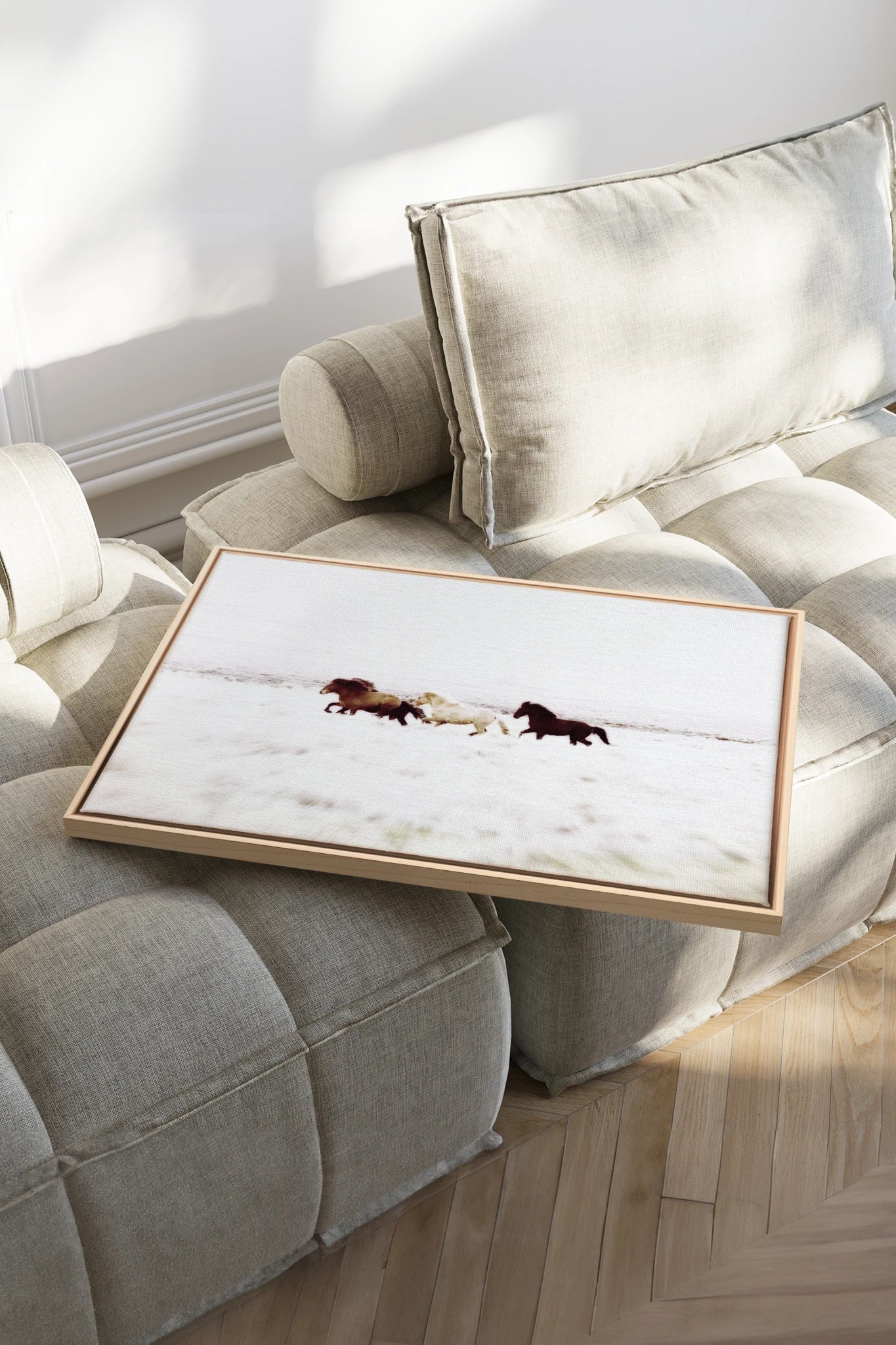 Winter Spirits, Oeuvre sur toile étirée