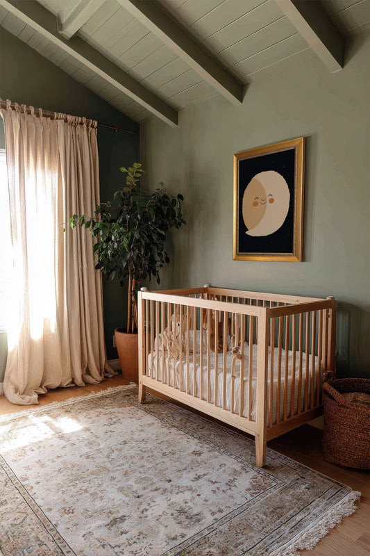 LUNE SOURIRE, CADRE VINTAGE OR