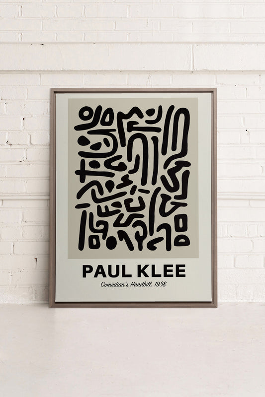 COMEDIAN'S HANDBILL, Oeuvre sur toile étirée