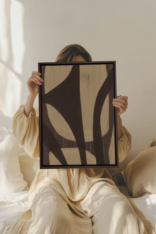 SOFT PATHWAYS, Oeuvre sur toile étirée