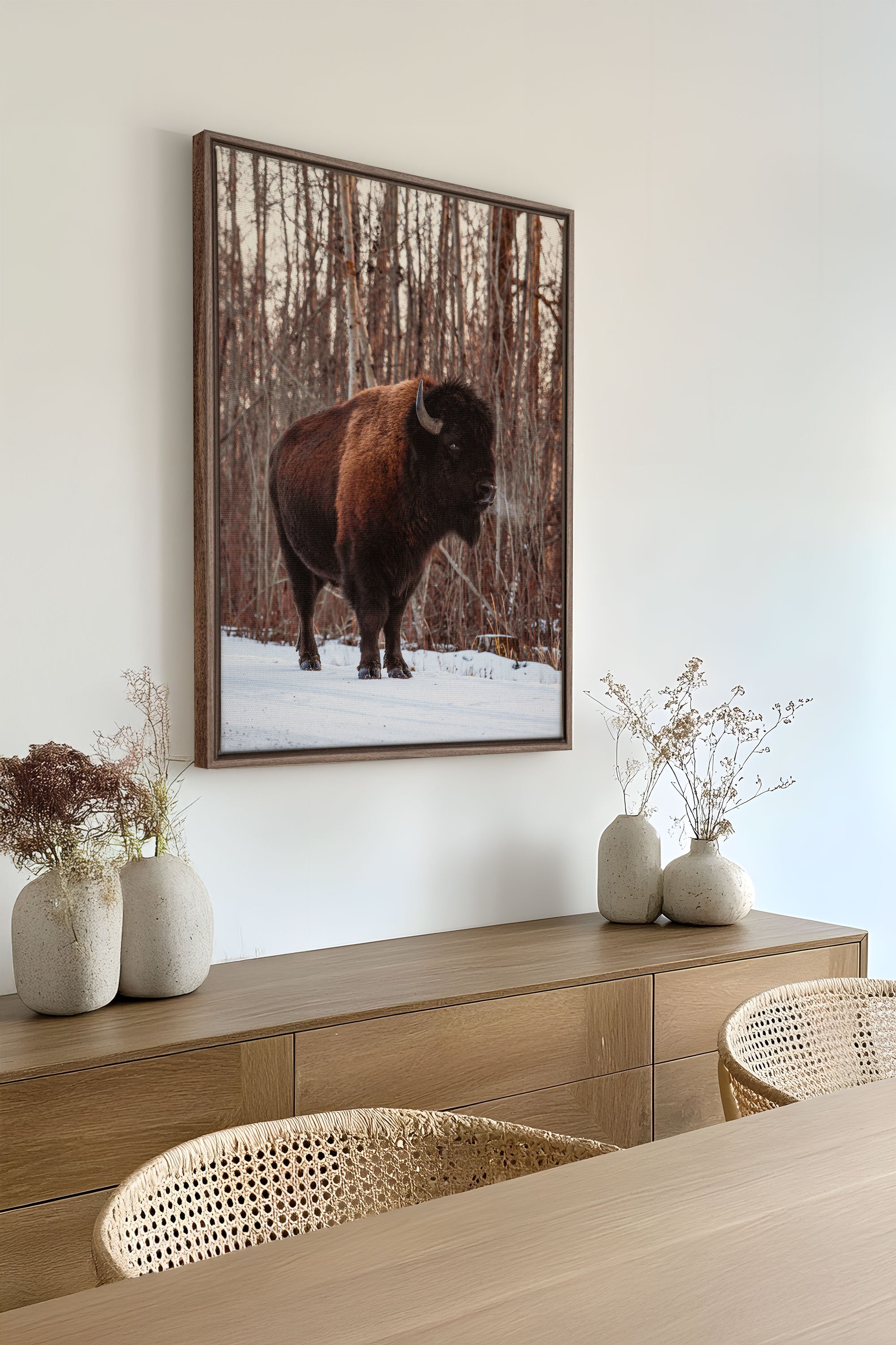 FORCE BORÉALE, Oeuvre sur toile étiré