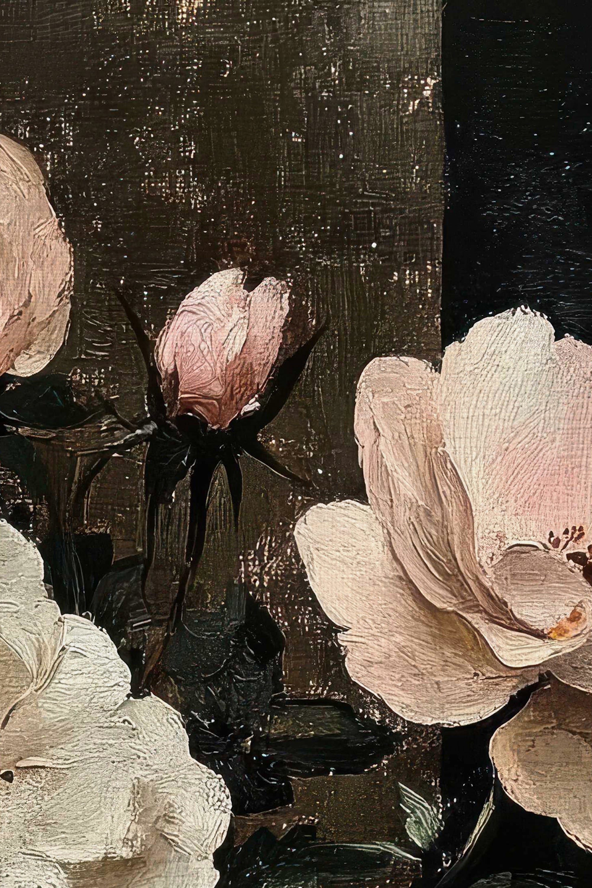 SOUFFLE BAROQUE, Oeuvre sur toile rigide, encadré Vintage Bronze