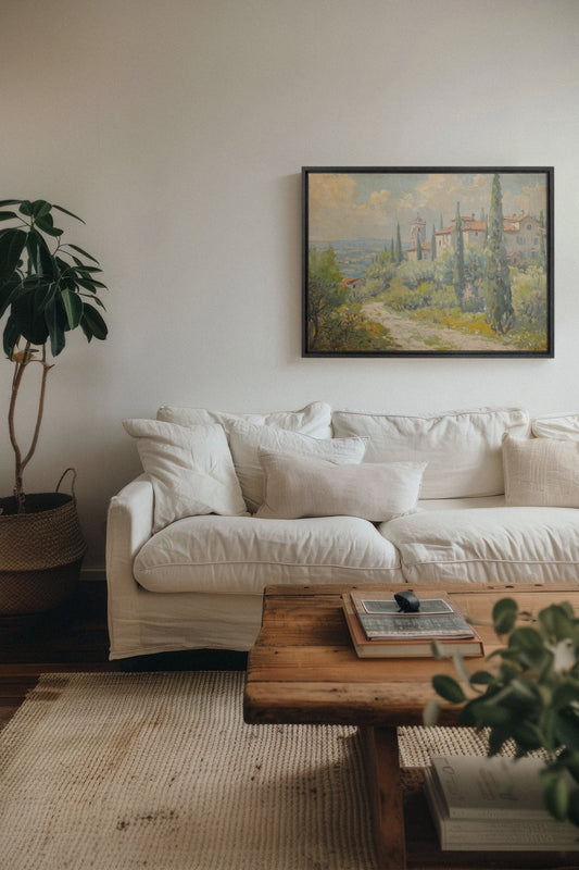 Olive Haven, Oeuvre sur toile étirée