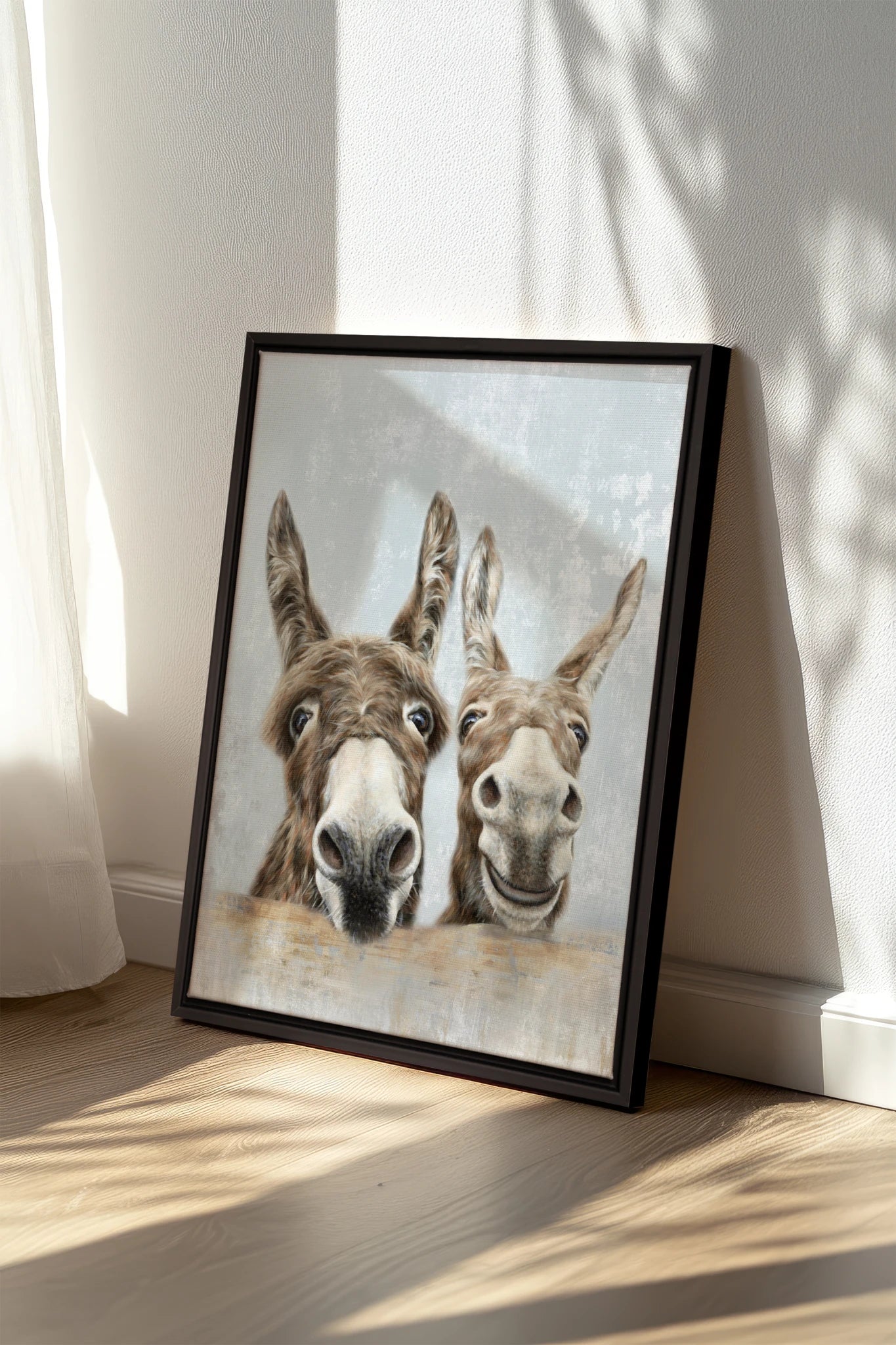 Fence Friends, Oeuvre sur toile étirée