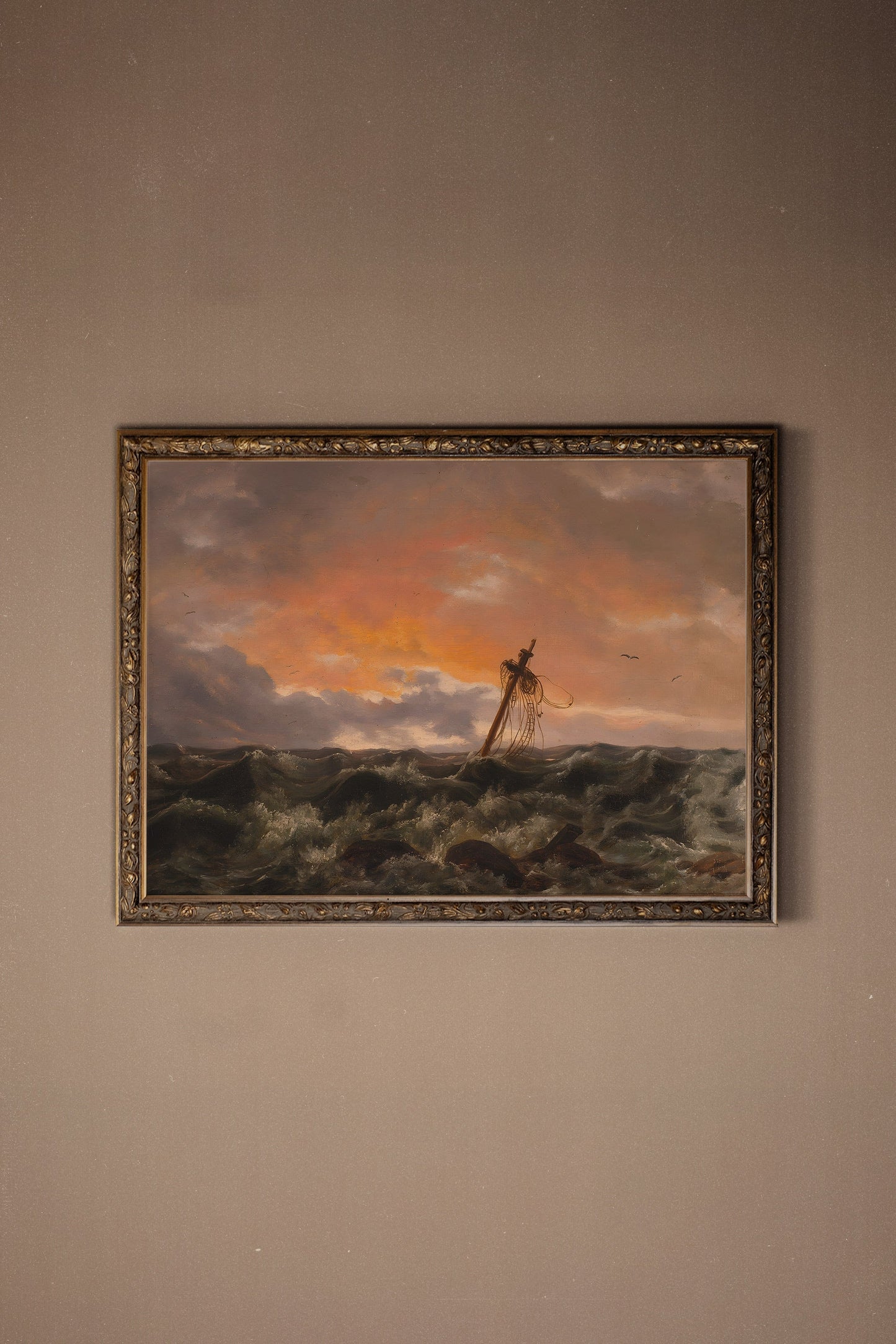 VESTIGE DES FLOTS, VINTAGE BRONZE FRAME