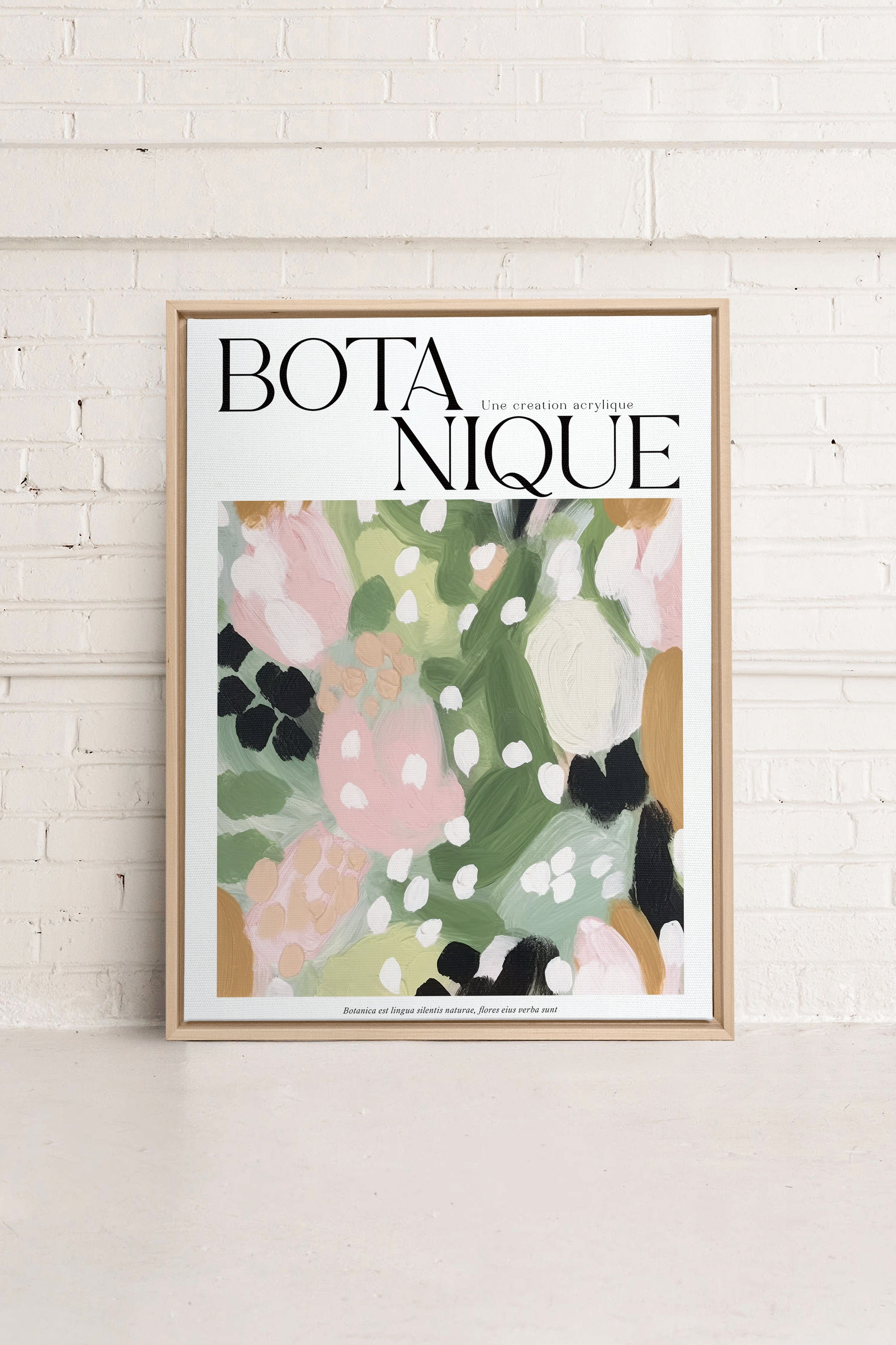 FLORES, Oeuvre sur toile étiré