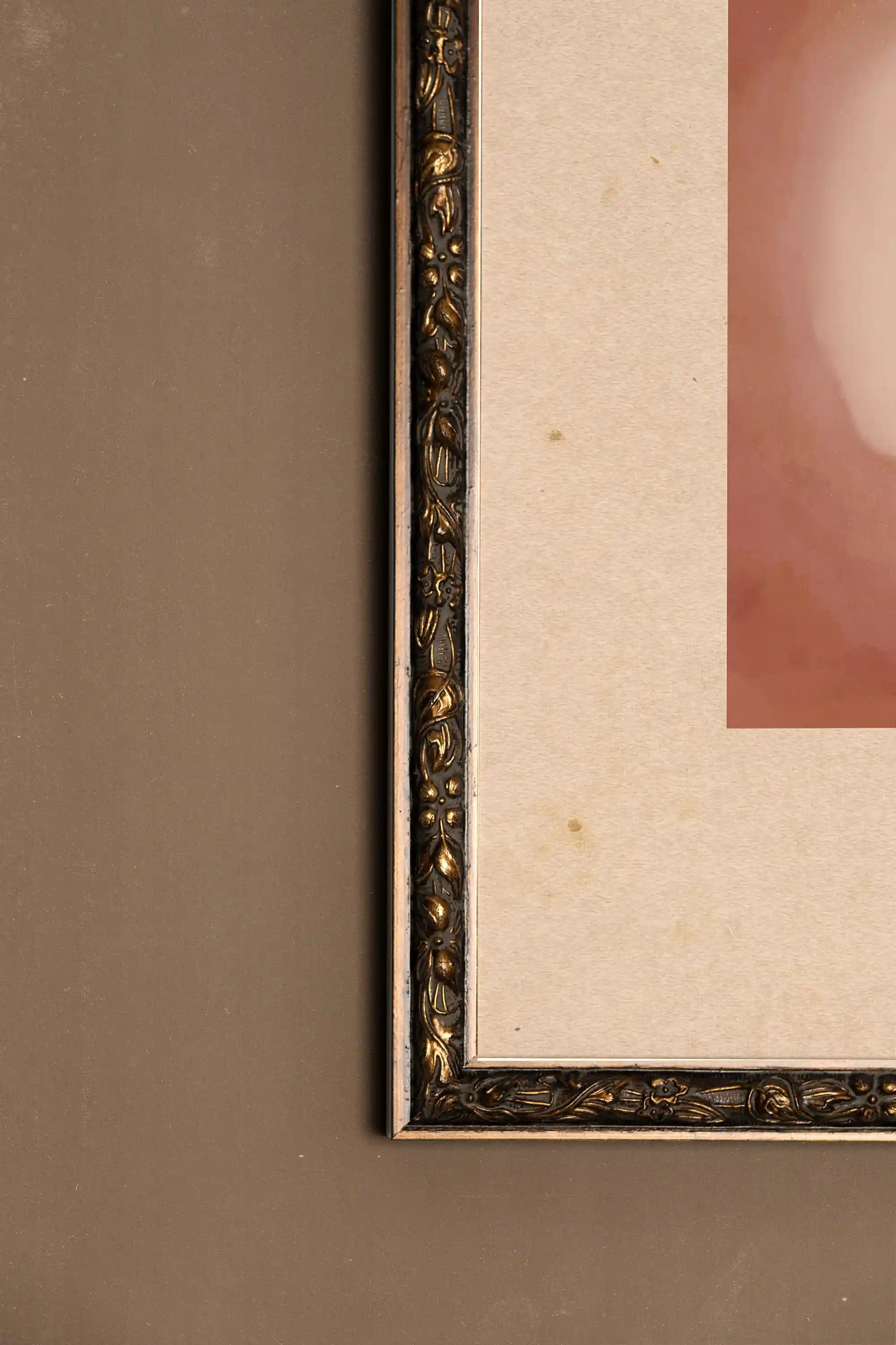 INNER LIGHT, Artwork on Rigid Canvas, Framed in Vintage Bronze