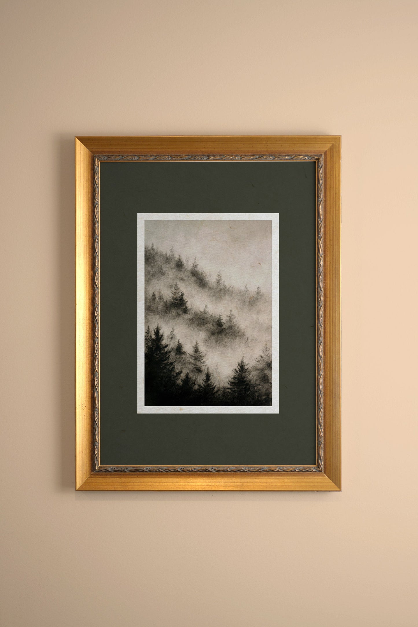 FADING TREES, CADRE VINTAGE OR
