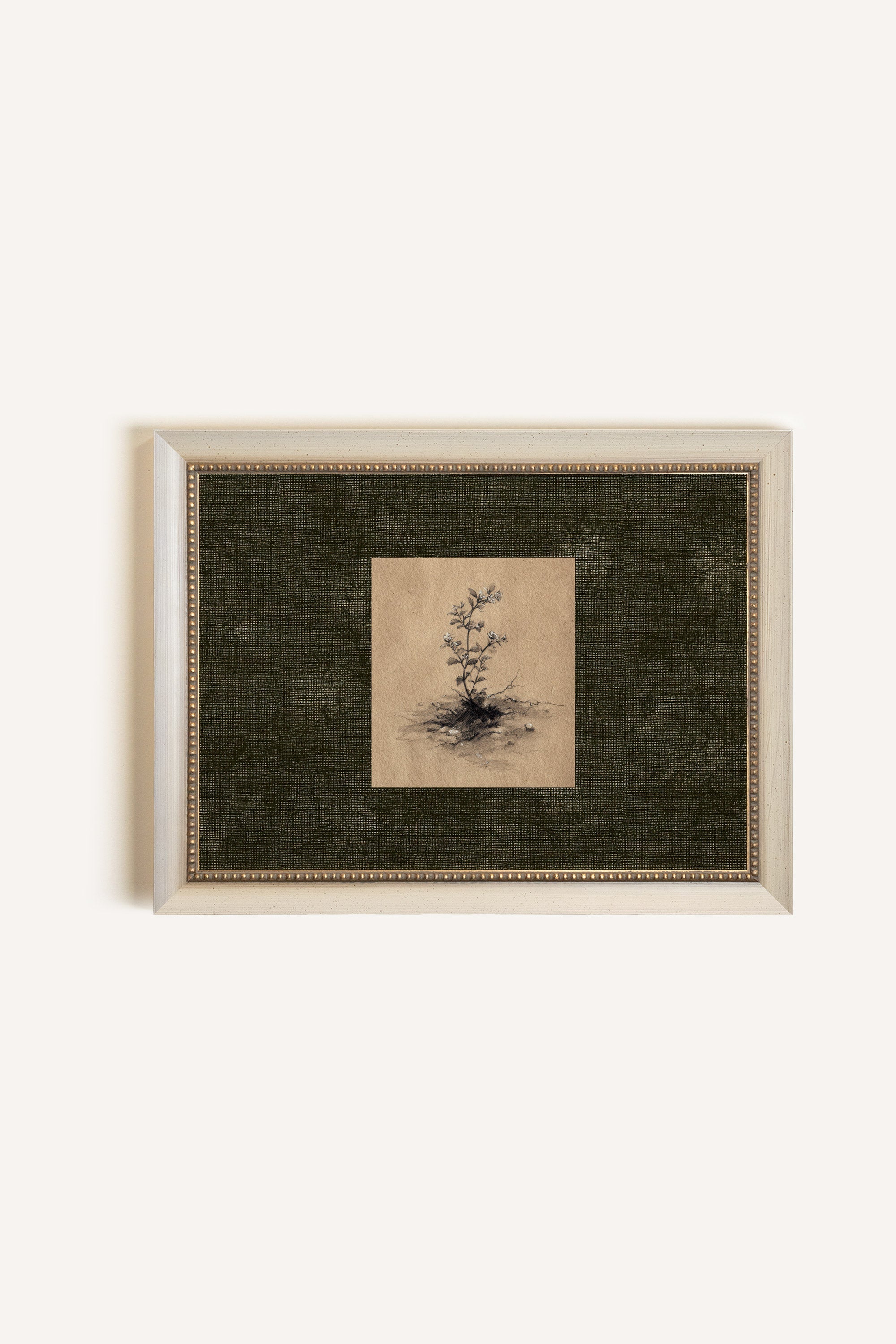 AWAKENING OF THE EARTH, Artwork on rigid canvas, signature frame by Atelier Dansereau