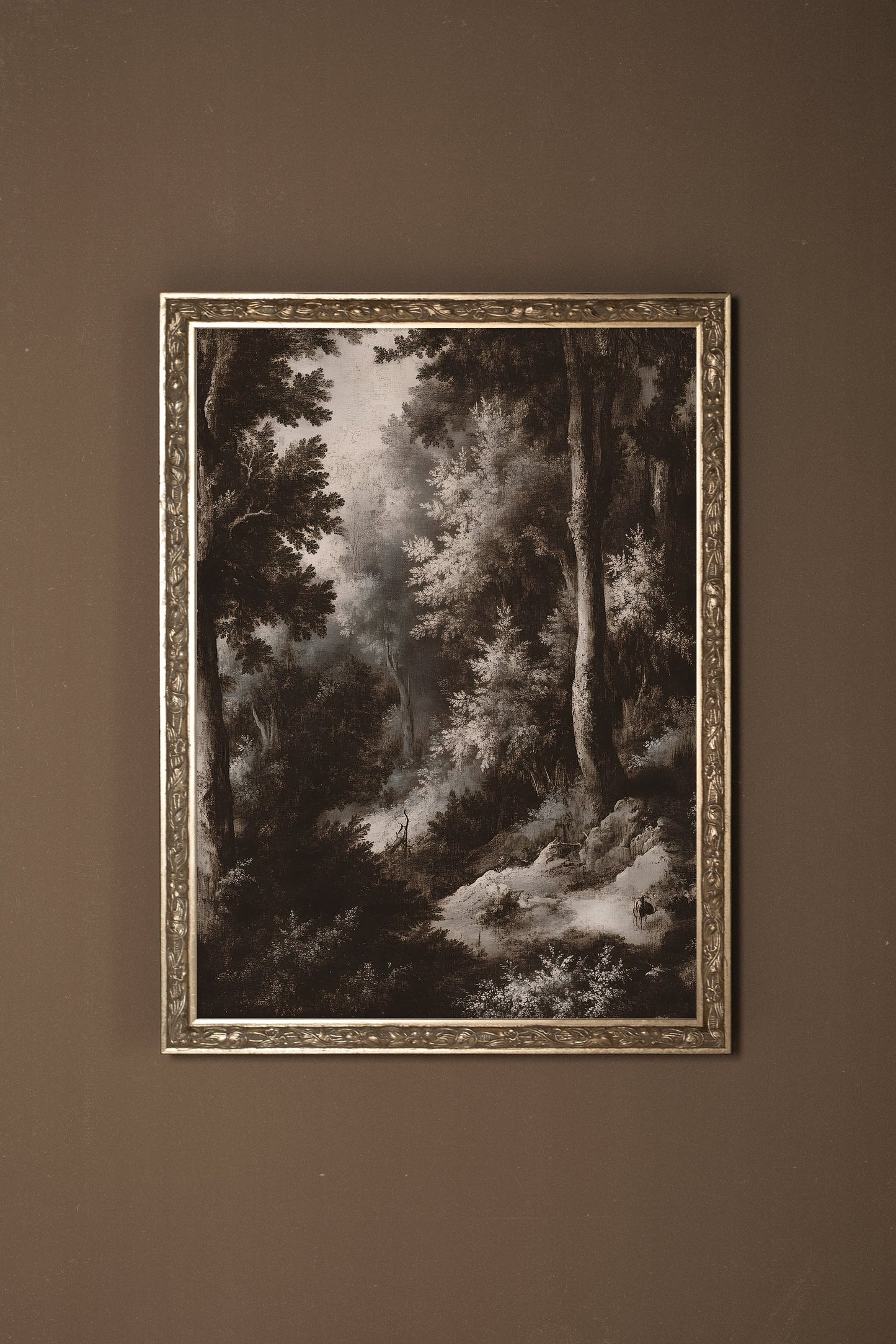 FORGOTTEN FOREST, VINTAGE SILVER FRAME