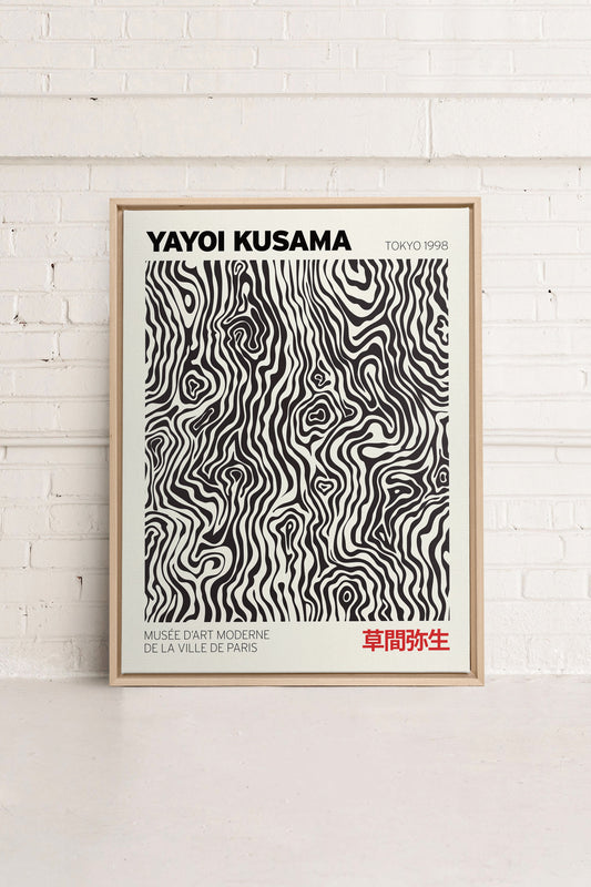 KUSAMA I, Oeuvre sur toile étirée