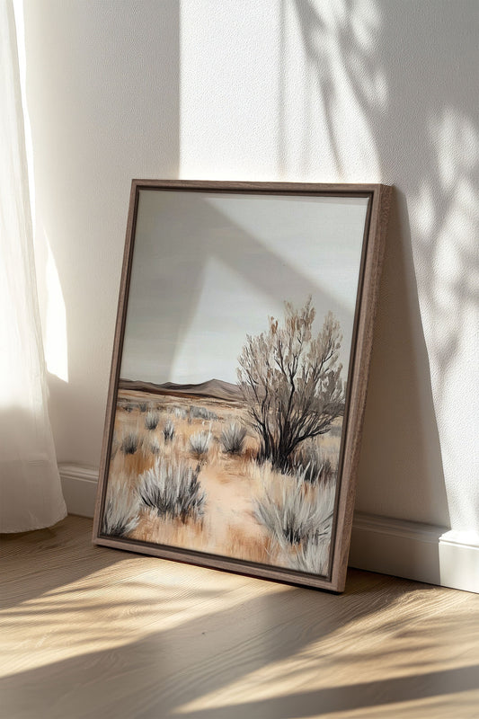 DOUCEUR ARIDE, Oeuvre sur toile étirée